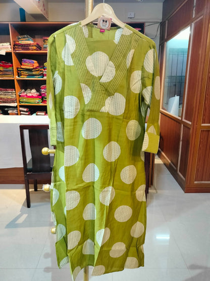 Designer Modal Silk Salwar Green