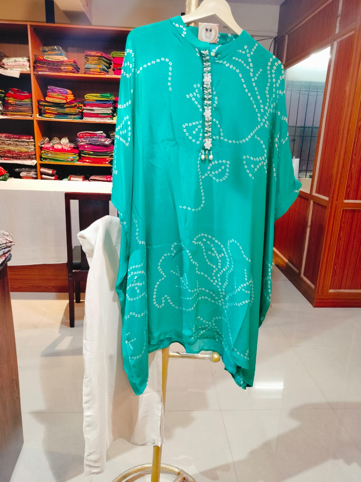 Desginer kaftan Turquoise