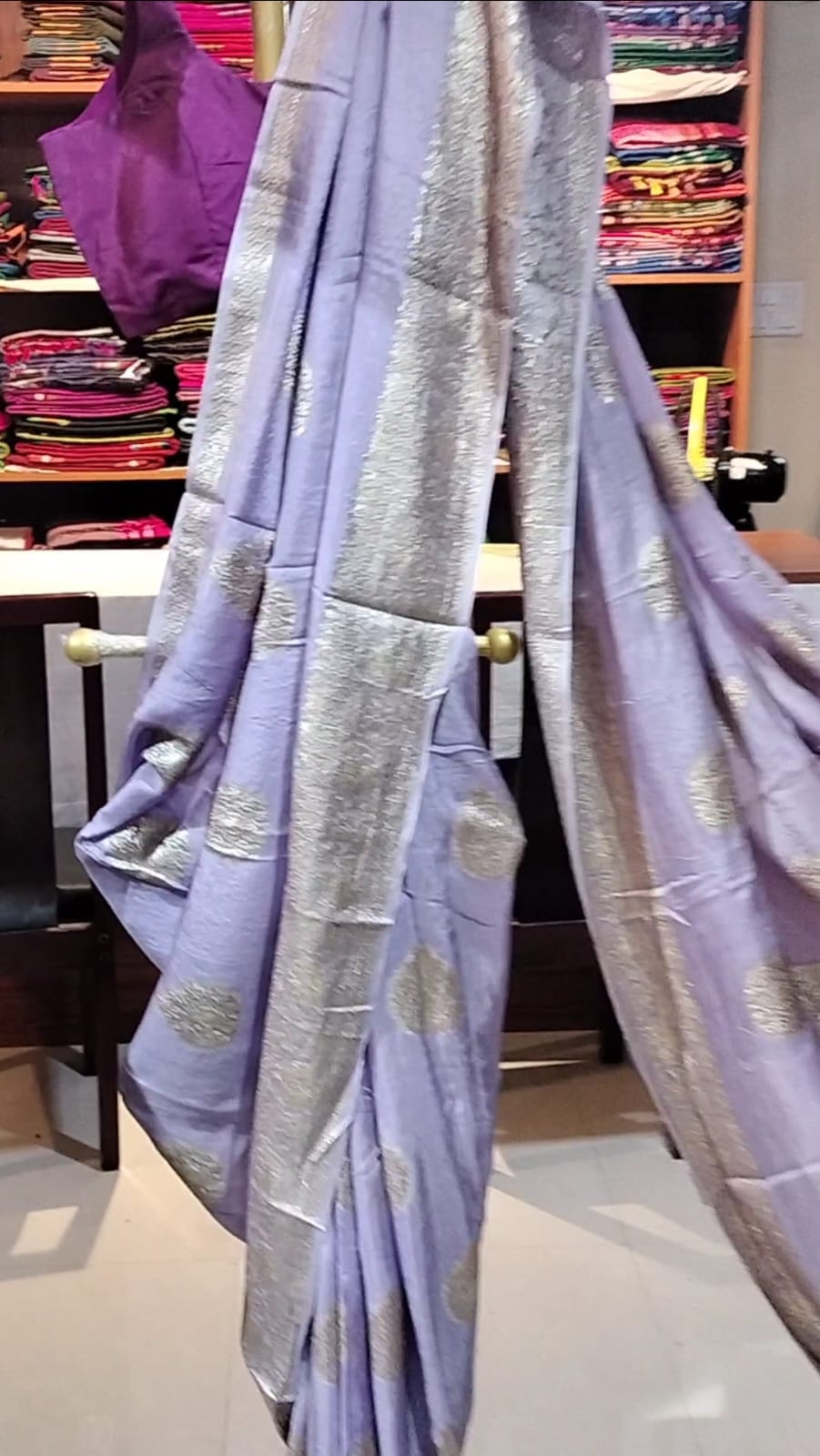 Designer Saree Lavender