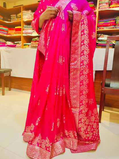 Designer Saree Majenta