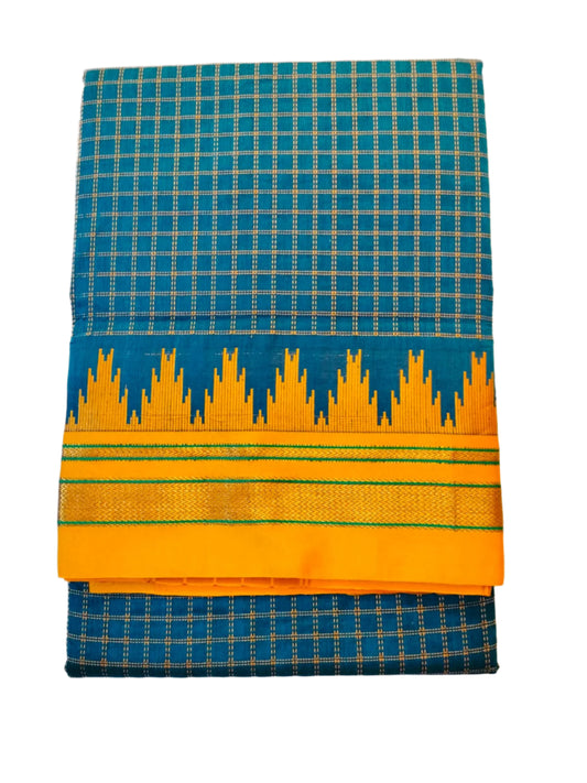 Ilkal Cotton Saree with Tope Teni Pallu