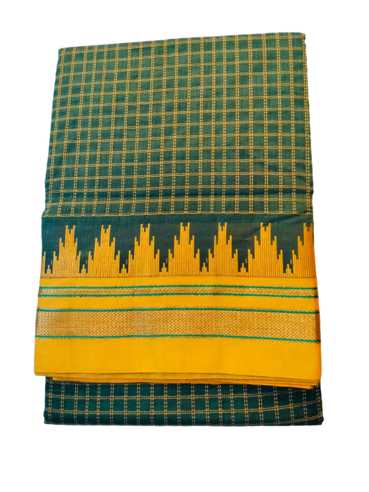 Ilkal Pure Cotton Saree with Tope Teni Pallu