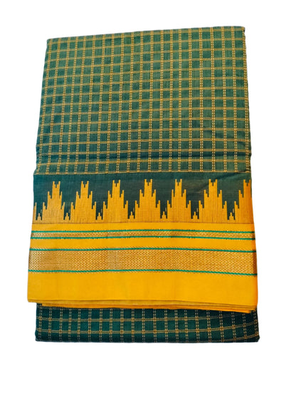 Ilkal Pure Cotton Saree with Tope Teni Pallu