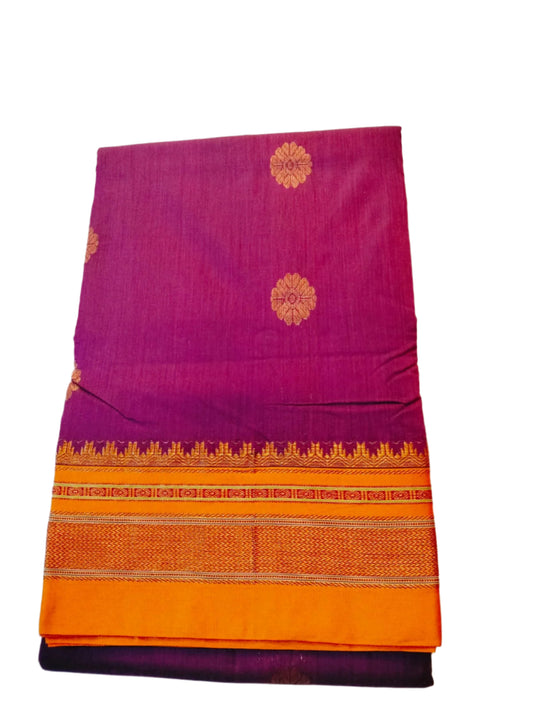 Ilkal Cotton Silk with Narayanpet Pallu