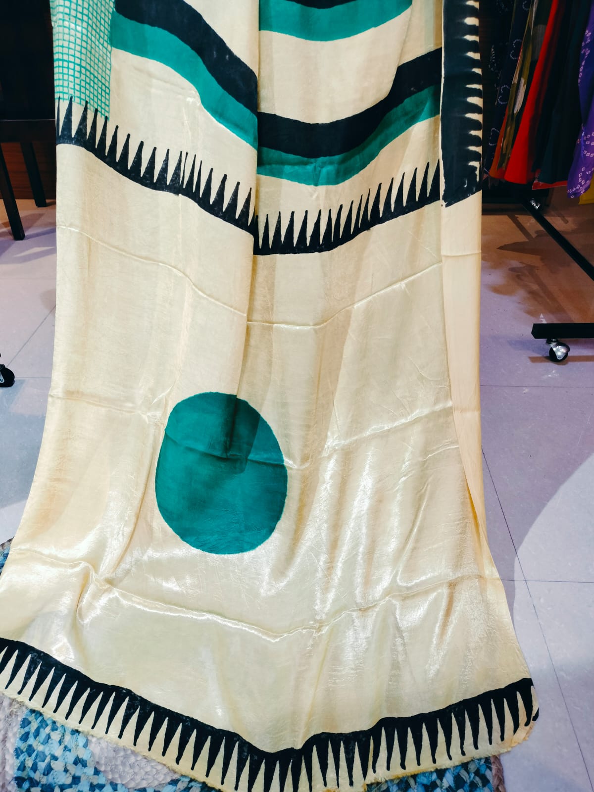 Vanaspati Modal Silk Sarees  Green