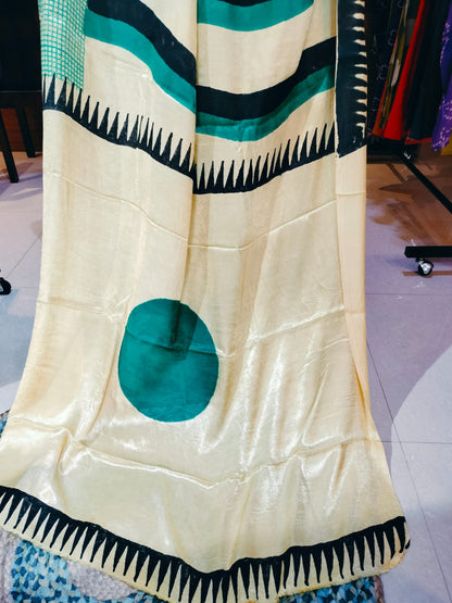 Vanaspati Modal Silk Sarees  Green