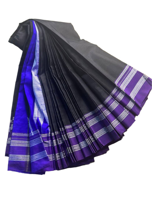 Ilkal Satin Silk Saree – Handwoven Elegance | Gruhini Silks