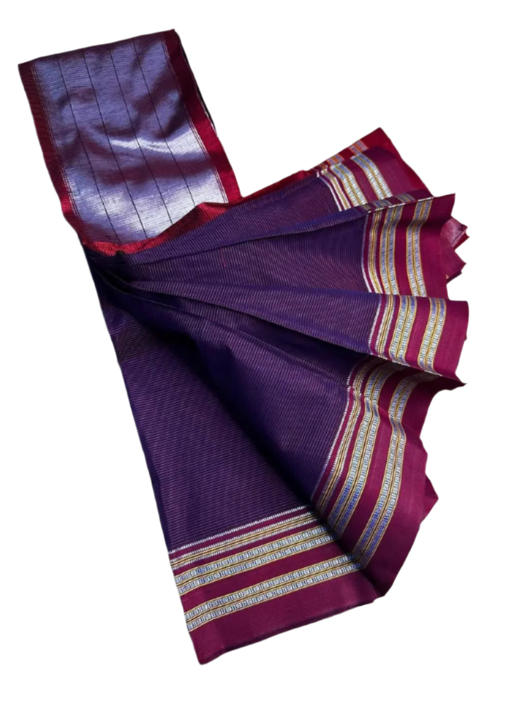 Ilkal Gaadi Border Purple
