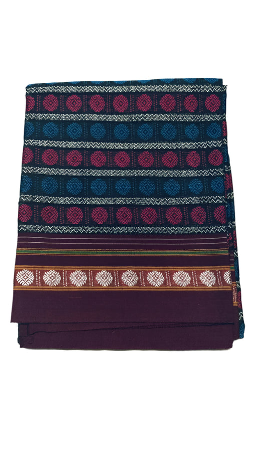 Handloom Pure Cotton Khun Blouse Pieces / Handloom Fabric Online