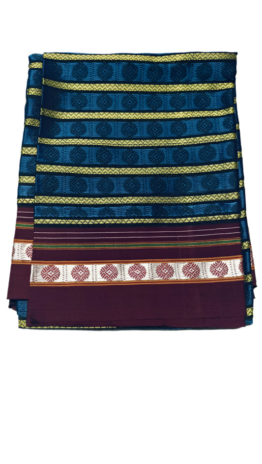Handloom Pure Cotton Khun Blouse Pieces / Handloom Fabric Online