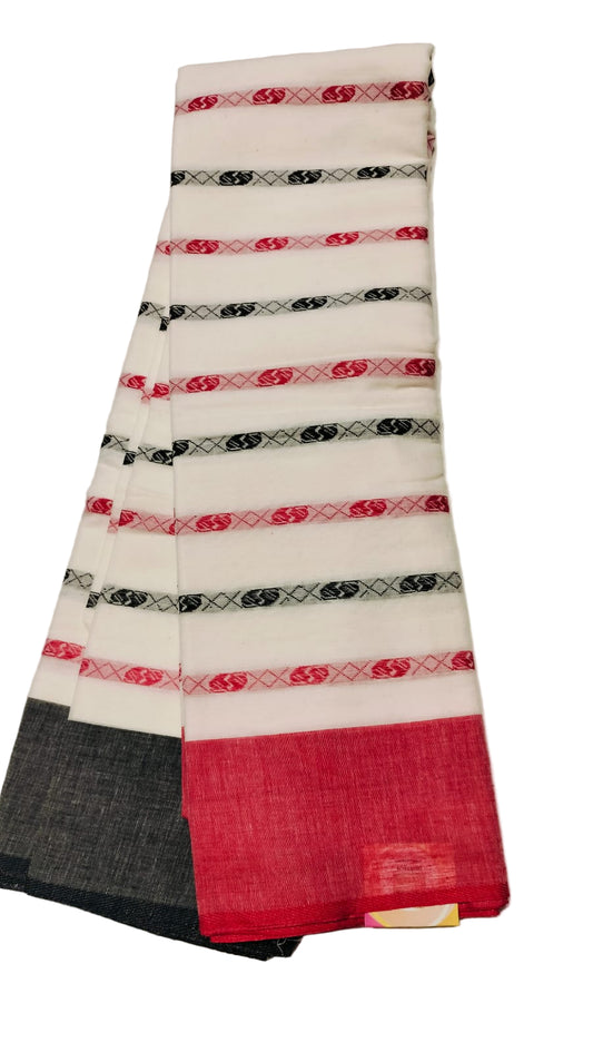 Handloom Cotton Dhaniakhalli Saree