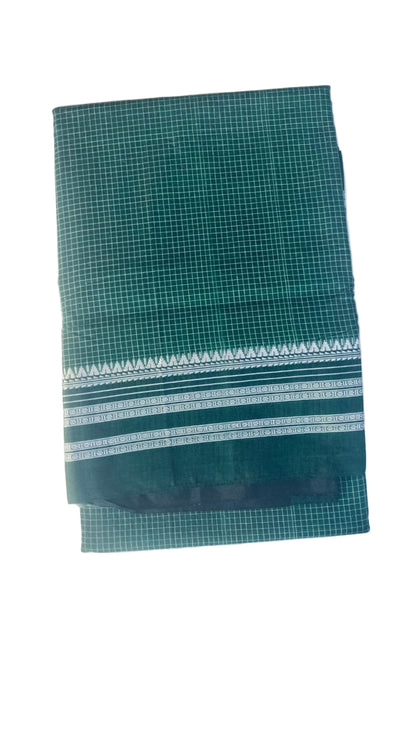 Narayanpet Cotton Silk Saree with Ilkal Topi Teni Pallu | Handcrafted Weave