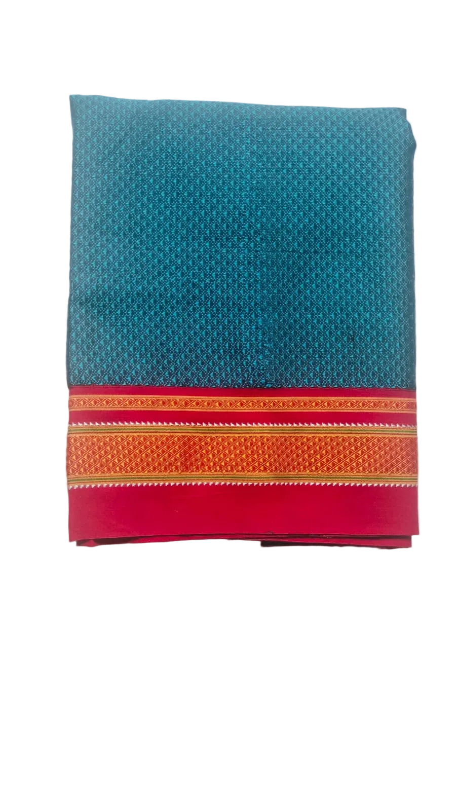 Khun Blouse Fabric - Blue