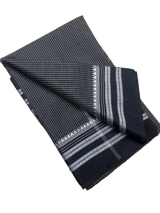 Narayanpet Cotton Silk Saree with Ilkal Topi Teni Pallu | Handcrafted Weave