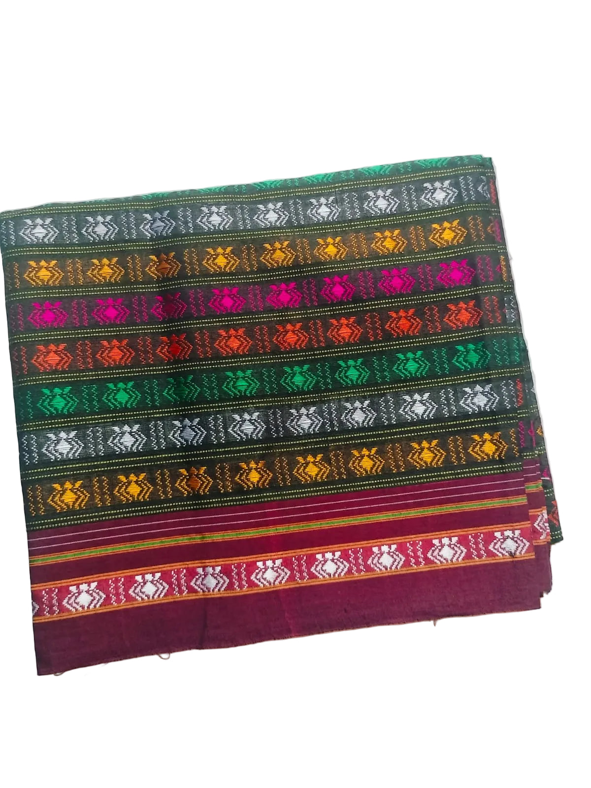 Handloom Cotton Khun Blouse fabric in India