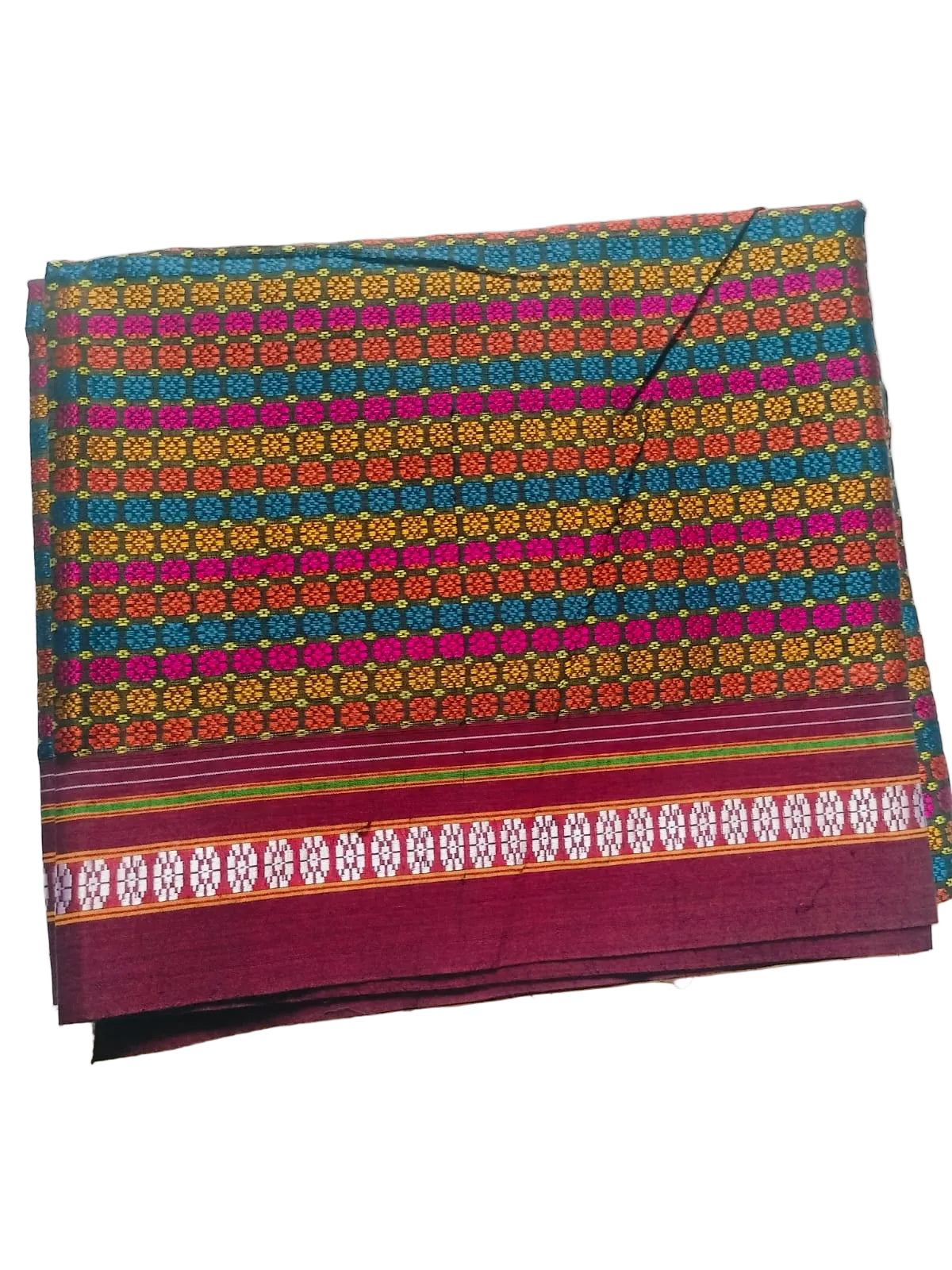 Handloom Cotton Khun Blouse fabric in India