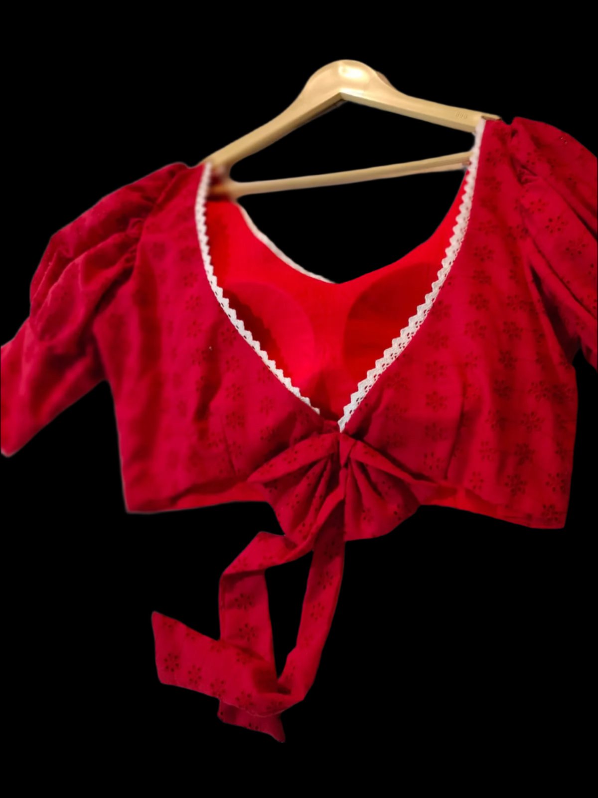 Designer Blouse Hakoba Red