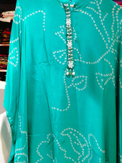 Desginer kaftan Turquoise