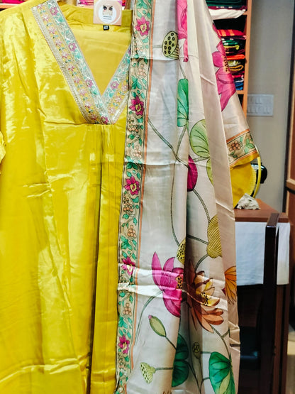 Designer Wear Gajji Silk Salwar