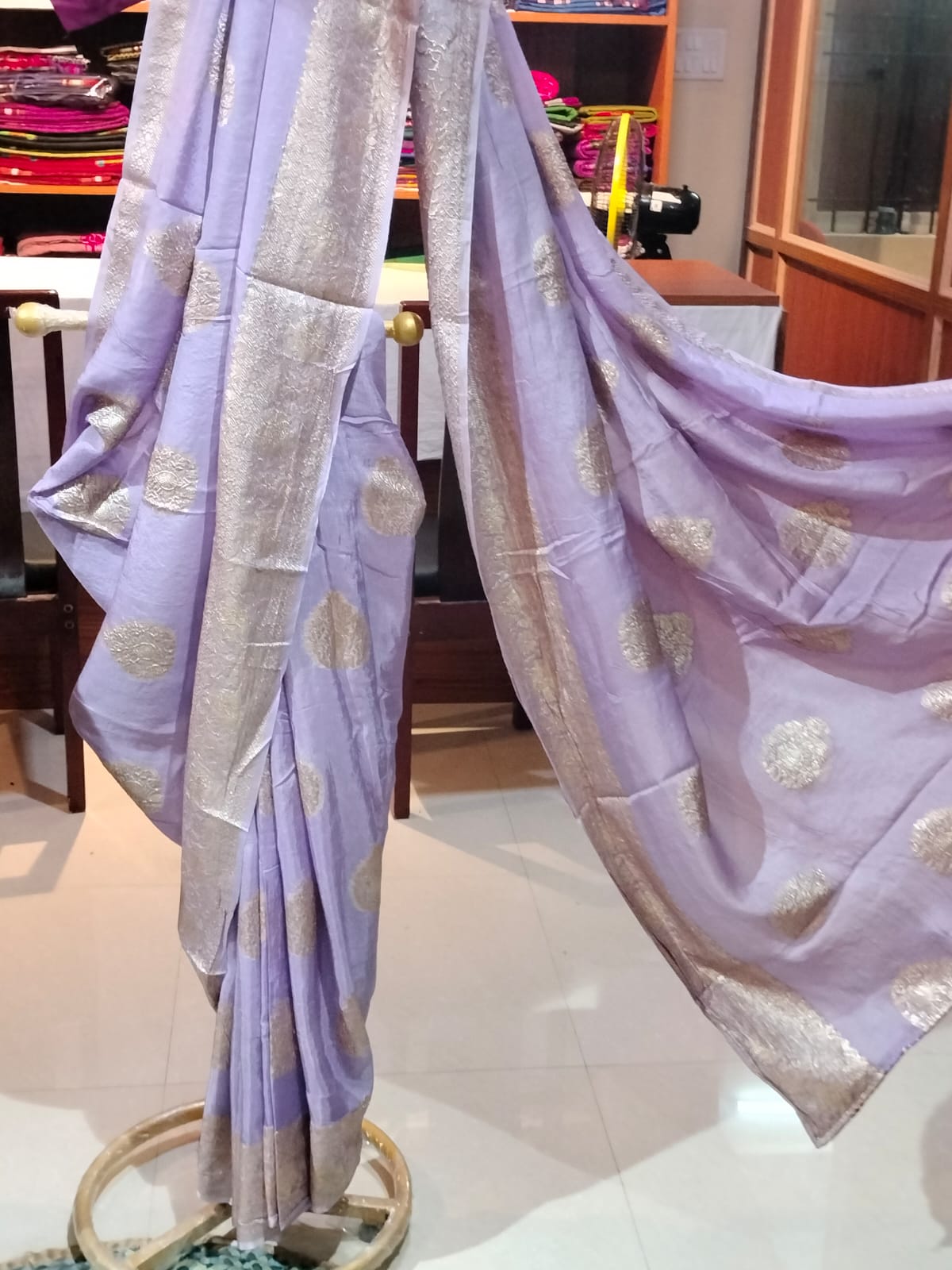 Designer Saree Lavender