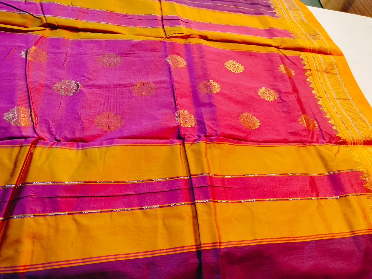 Ilkal Cotton Silk with Narayanpet Pallu