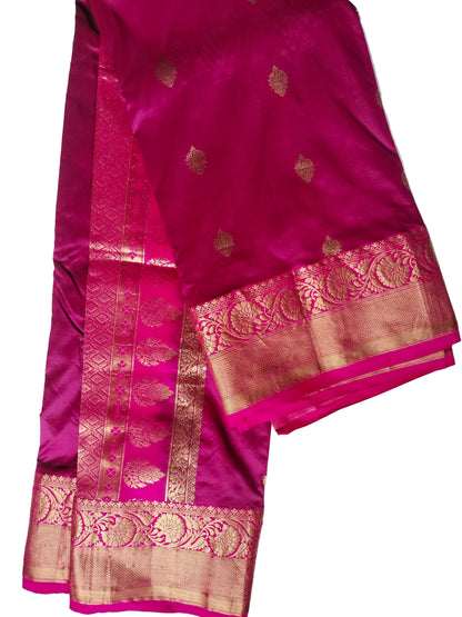 Silk Saree with a Beautiful Butta / Elegant  Pallu