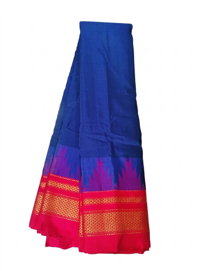 Ilkal Temple Border Saree