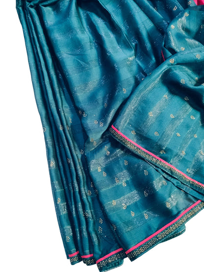 Designer Wear Saree - Blue