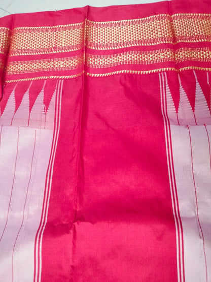 Ilkal Temple Border Saree