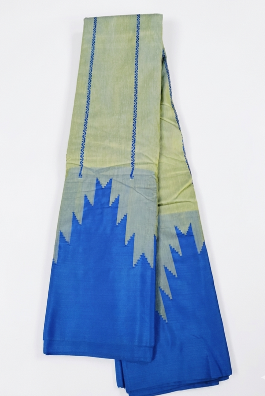 Ilkal Temple Border Saree