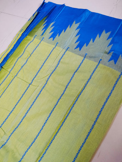 Ilkal Temple Border Saree