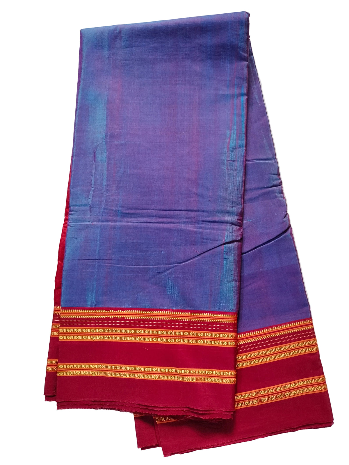 Ilkal Satin Silk Saree - Blue
