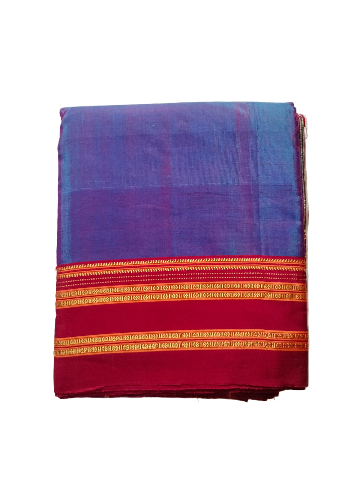 Ilkal Satin Silk Saree - Blue