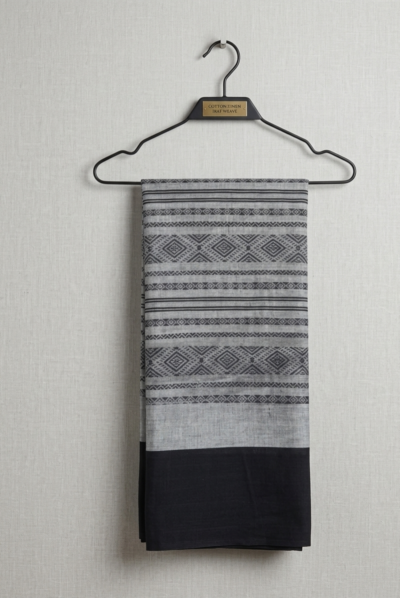 Authentic Dhonakhalli Cotton Sarees Black Online