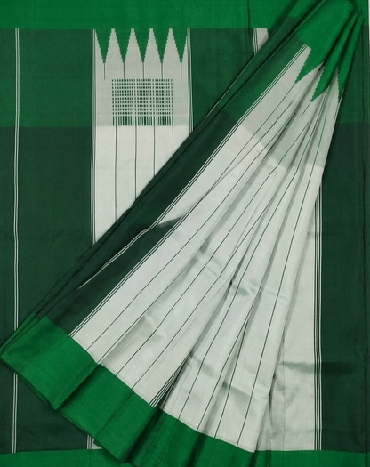Ilkal Temple Border Saree