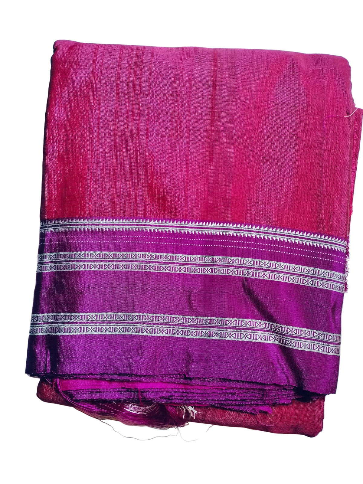 Ilkal Satin Silk Saree - Purple pink