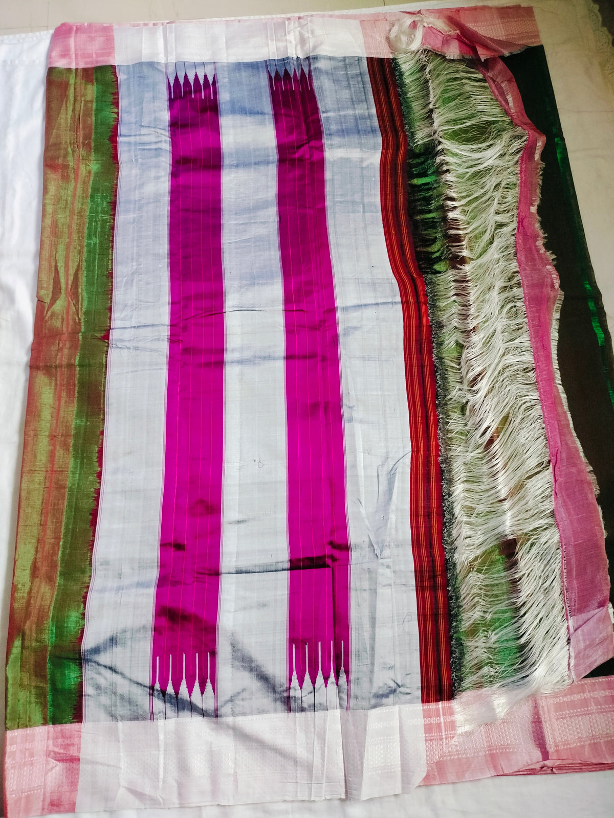 Ilkal Satin Silk Saree | Tope Teni Pallu | Gruhini Silks