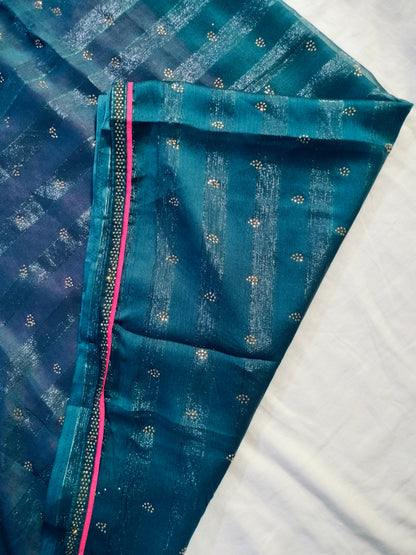 Designer Wear Saree - Blue
