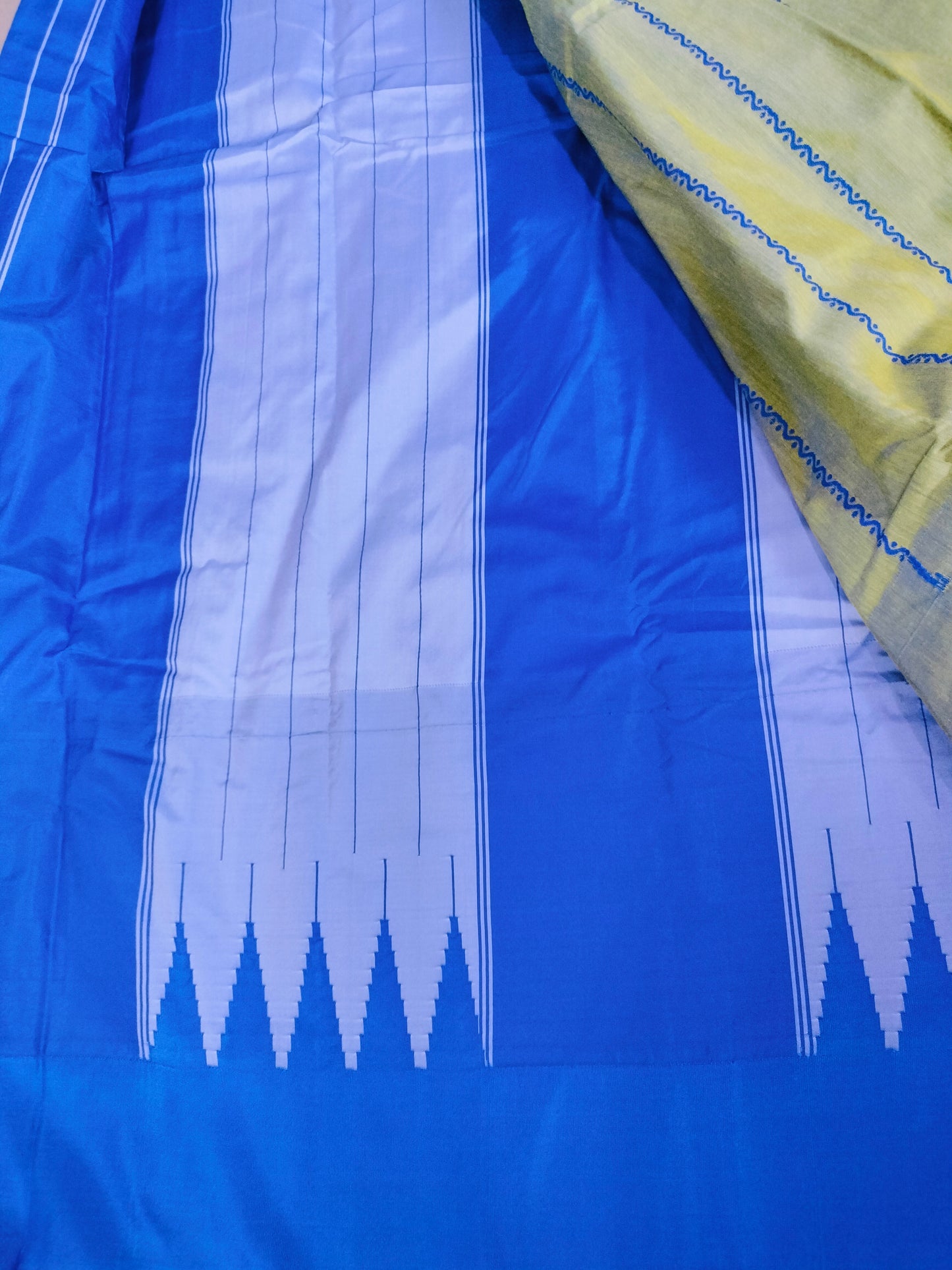 Ilkal Temple Border Saree