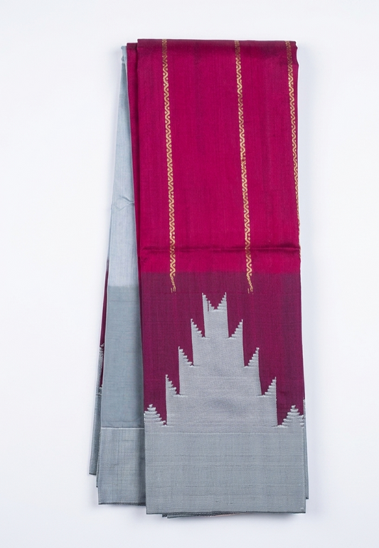 Ilkal Temple Border Saree