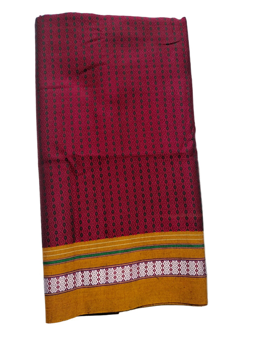 Handloom Pure Cotton Khun Blouse Pieces / Handloom Fabric Online