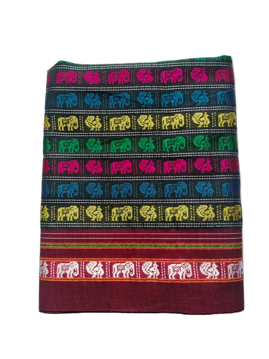 Handloom Cotton Khun Blouse fabric in India